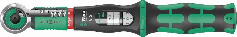 Wera\u003cBR\u003e1/4DRビット用空転式トルクレンチ 2-12Nm\u003cBR\u003e343973