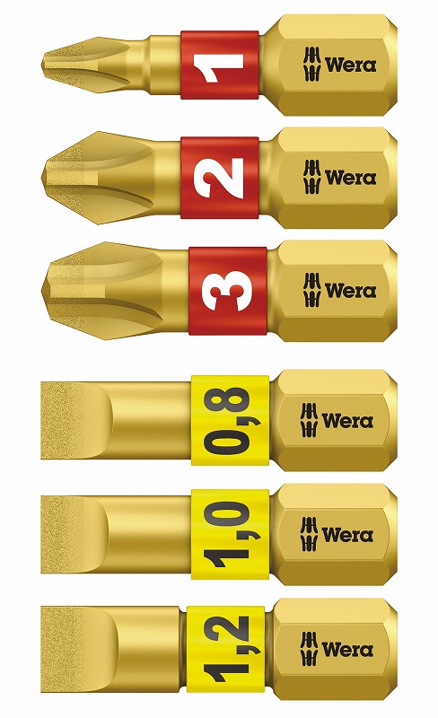 楽天市場】Weraステンレス製六角ビット7本セット3840/1TS-7S