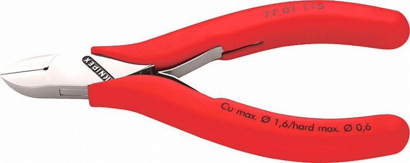 クニペックス(KNIPEX) エレクトロニクスニッパー115mm 7701-115