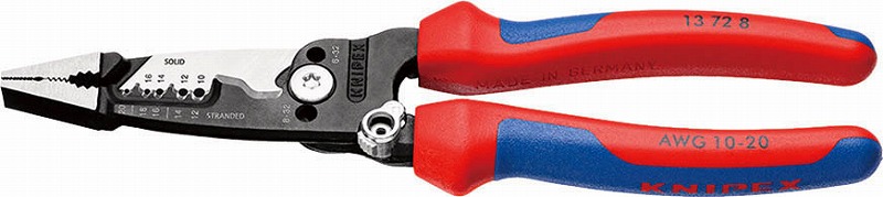 クニペックス(KNIPEX) 電気技師用多機能ペンチ コンフォートハンドル 1372-8