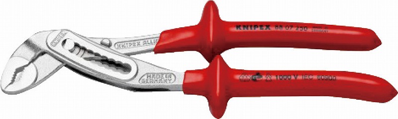 クニペックス(KNIPEX) アリゲーター 絶縁ウォーターポンププライヤー250mm 8807-250