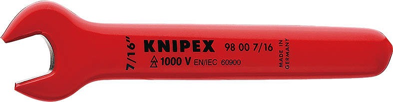 クニペックス(KNIPEX) 絶縁スパナ7/16 9800-7/16