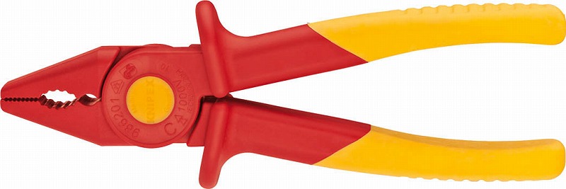 クニペックス(KNIPEX) 絶縁プライヤー180mm 強化プラスチック仕様 9862-01