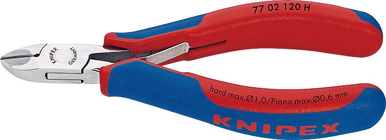 クニペックス(KNIPEX) エレクトロニクス超硬刃ニッパー120mm コンフォートハンドル 7702-120H