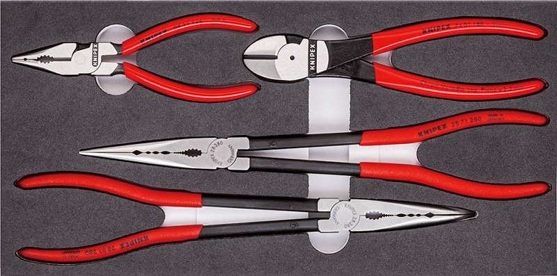 クニペックス(KNIPEX) プライヤーセット ウレタントレイ入り 002001V16
