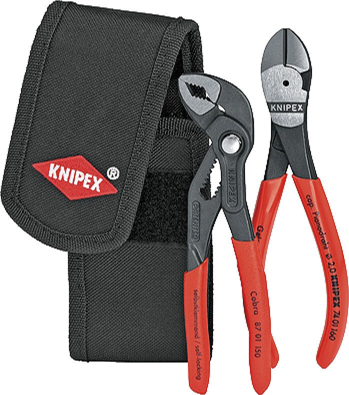 クニペックス(KNIPEX) ミニコブラ/ニッパーセット 002072V02