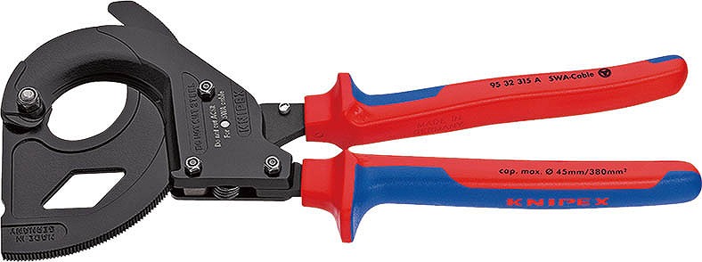 クニペックス(KNIPEX)\u003cBR\u003eラチェットケーブルカッター(SWA用)9532-315A