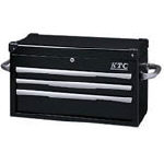 KTC(京都機械) トップチェスト(3段3引出し)ブラックEKR-1003BK EKR1003BK|プロツール 店
