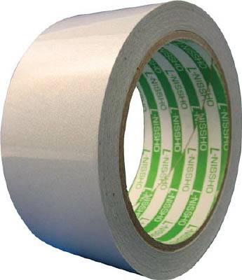 日東エルマテ 再帰反射テープ ９０ｍｍｘ１０ｍ 白【1巻】