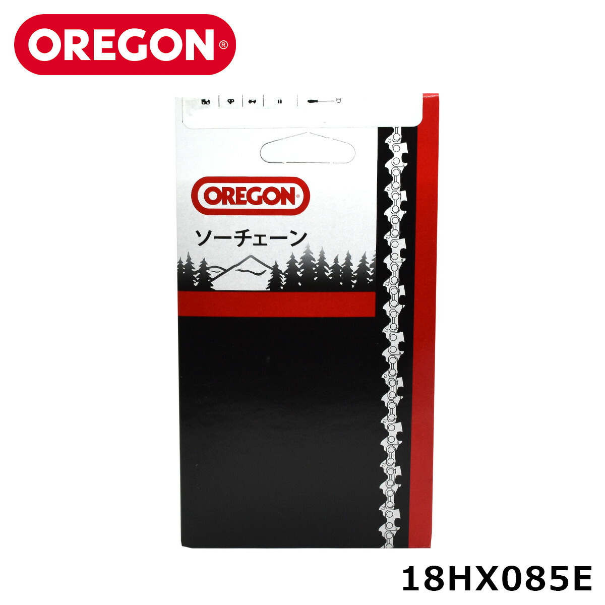 楽天市場 Oregon 18hx085e ソーチェーン ソーチェン 替刃 替え刃 刃 正規品 パーツ チェンソー チェーンソー 18hx ハーベスター オレゴン 農林業機械専門店 Topb
