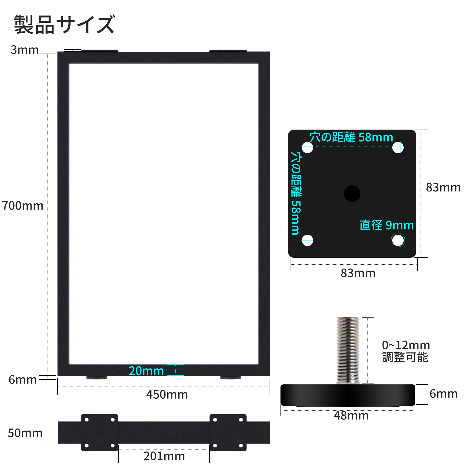 市場 テーブル脚 アイアン脚 脚のみ テーブル テーブルキッツ用 パーツ 脚 DIY