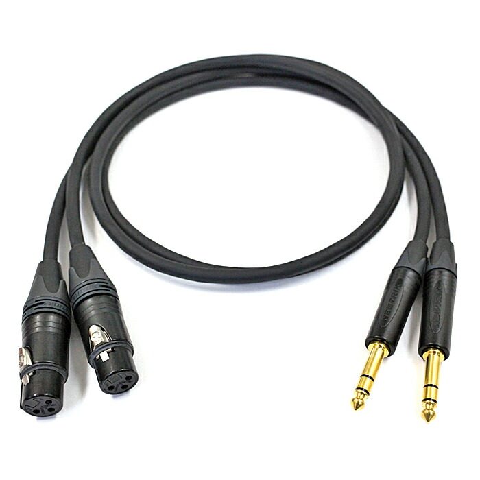 BELDEN ベルデン 8412 【長さ】4.0m【本数】2本【前側繋ぎ】XLR刃針金【後側繋ぎ】TRS電話機金