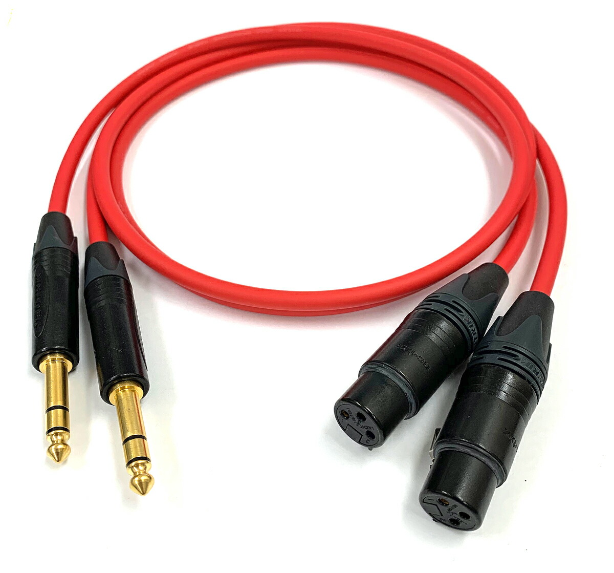MOGAMI モガミ 2534 【長さ】2.0m【本数】2本【前側繋ぎ】XLR刃針金【後側繋ぎ】TRS電話機金