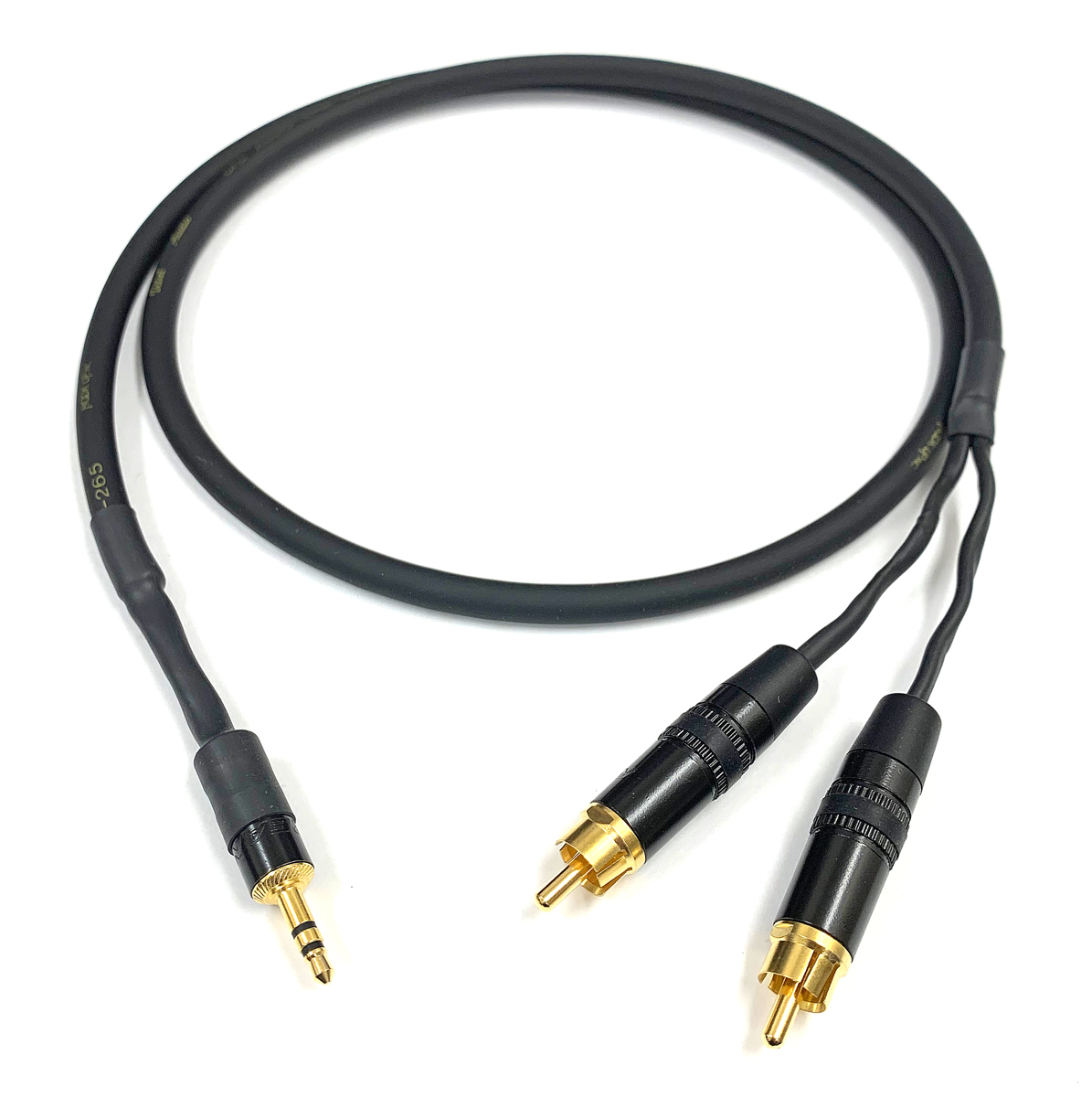 VITAL バイタル VAM-265<br>9.0m<br>2本 <br>TRSフォン金<br>RCA www