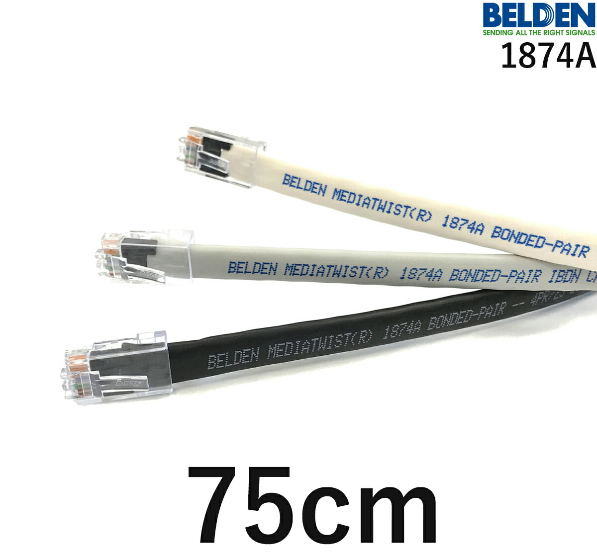 ☆BELDEN 1874A LANケーブル（テフロン絶縁プレナムバージョン） 楽天市場】BELDEN ベルデン 1874A LANケーブル 【長さ】3.0m
