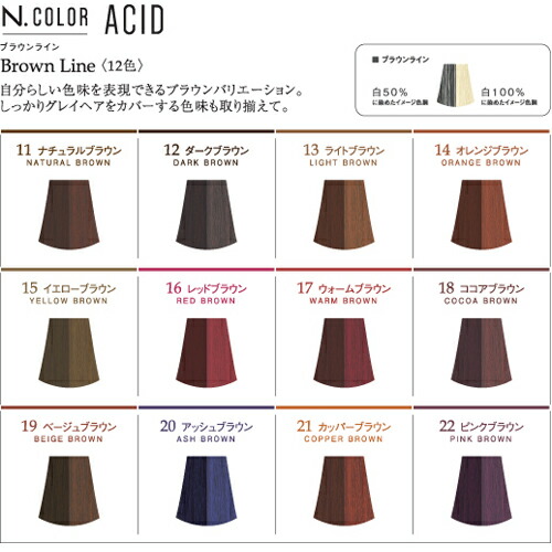 楽天市場 ナプラ N エヌドットカラー アシッドカラー 22 ピンクブラウン 190g プロコスメ 楽天市場店