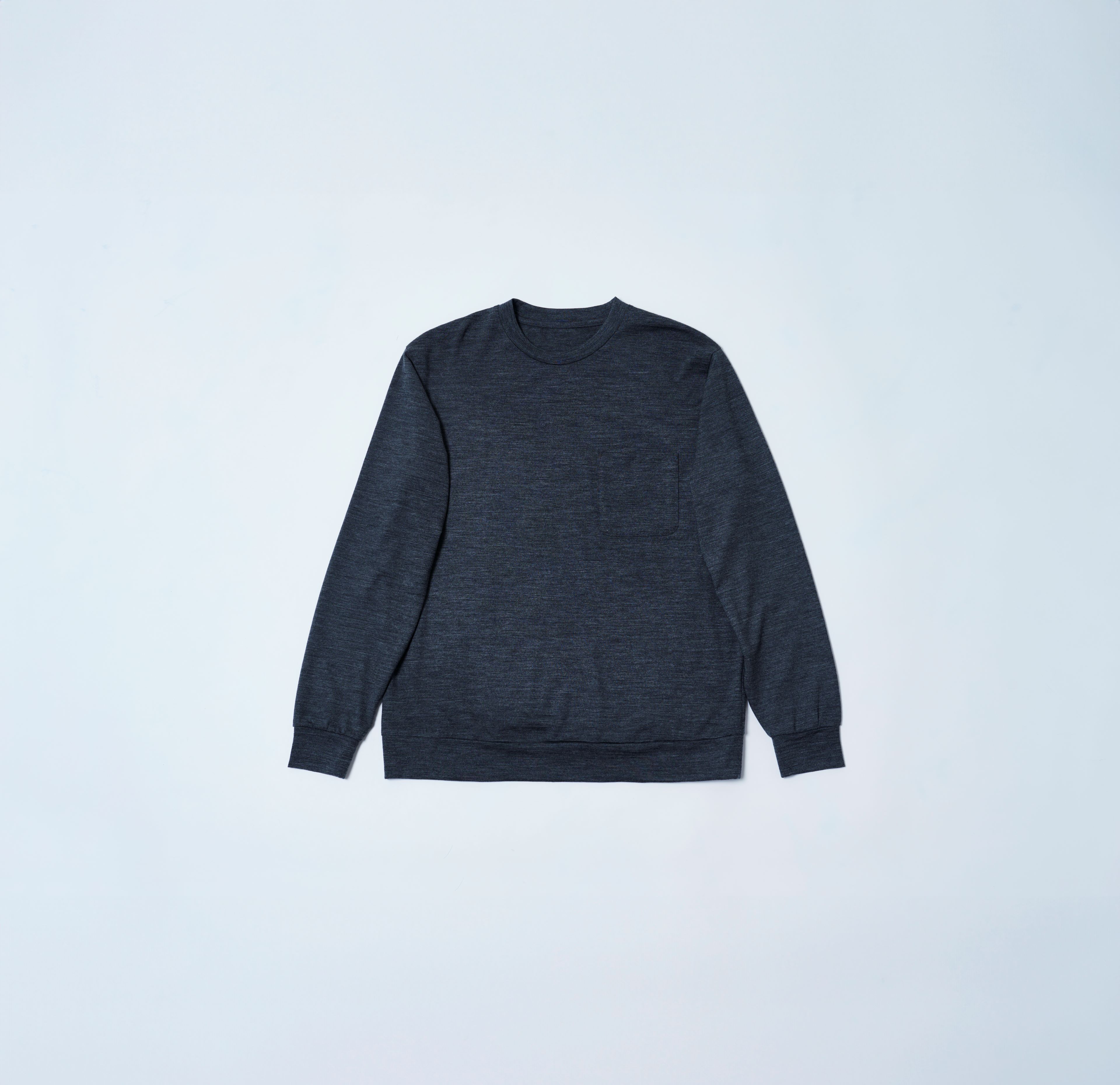 DUNLOP REFINED Men’s 2/72ウールウォッシャブルカットT DUNLOP ダンロップ リファインド 長袖ティーシャツロンT 労働者の一団のど首 2/72 羊毛 洗い濯ぎ機洗いもの ウォッシャブル 【日本製】DUNLOPREFINED モリリン
