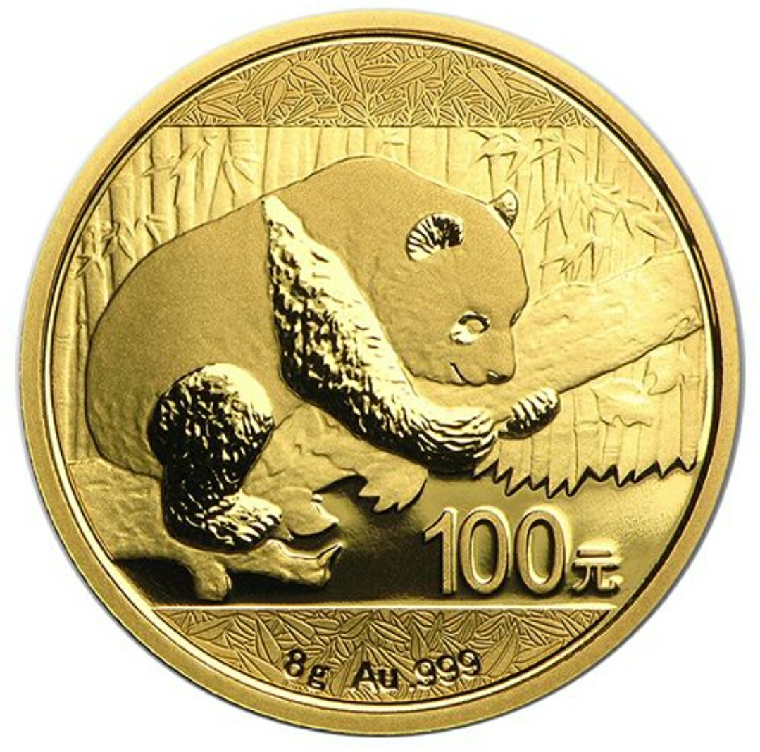 2016年 金 8ｇ 1/4オンス 中国 パンダ金貨 純金 コイン 品位:K24 99.99％ 24金 金貨 金1/4オンス 100元 造幣局 アンティークコイン金貨 本物保証 コインカプセル入｜ProductR