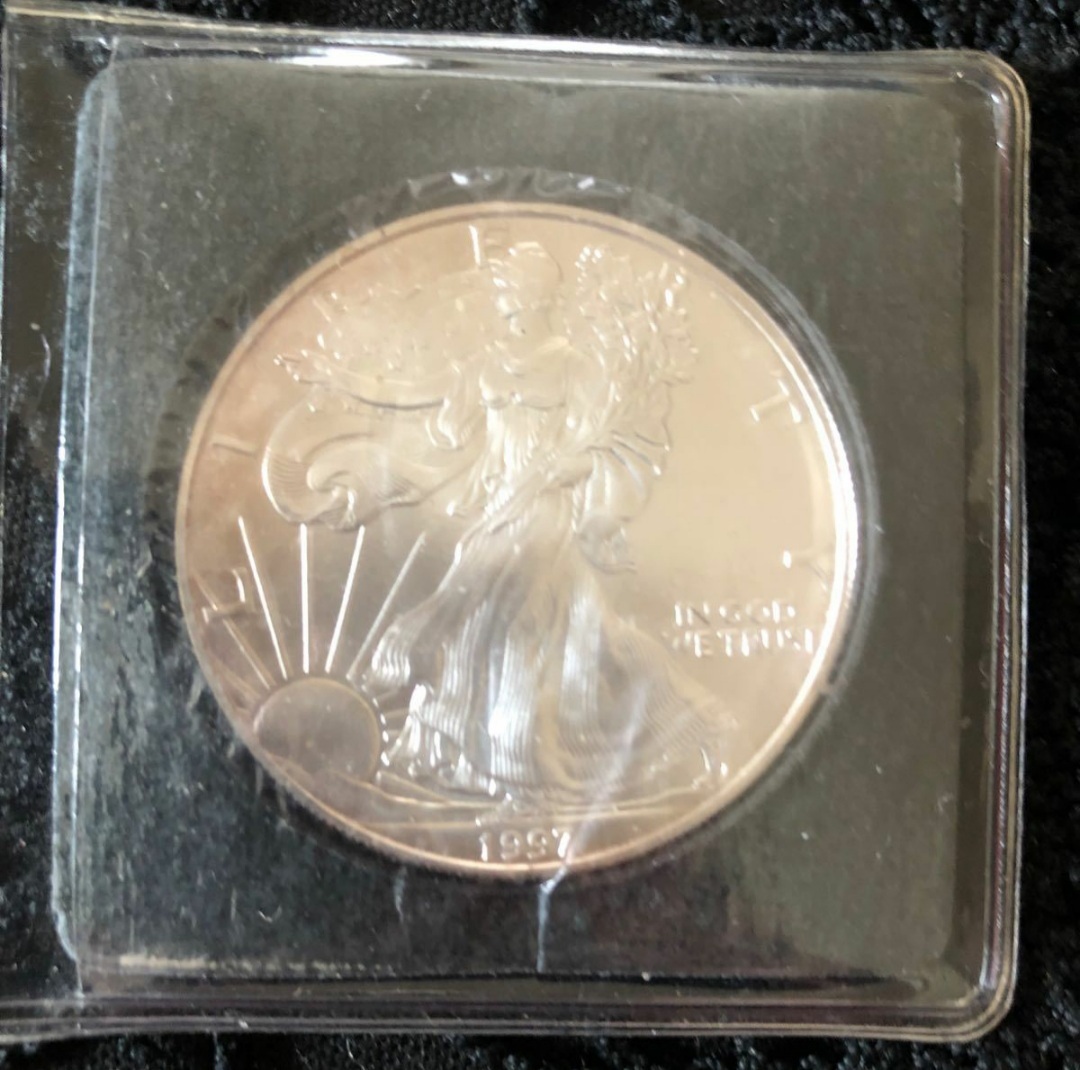 楽天市場】1986年 純銀コイン アメリカン イーグル銀貨 ウォーキング 