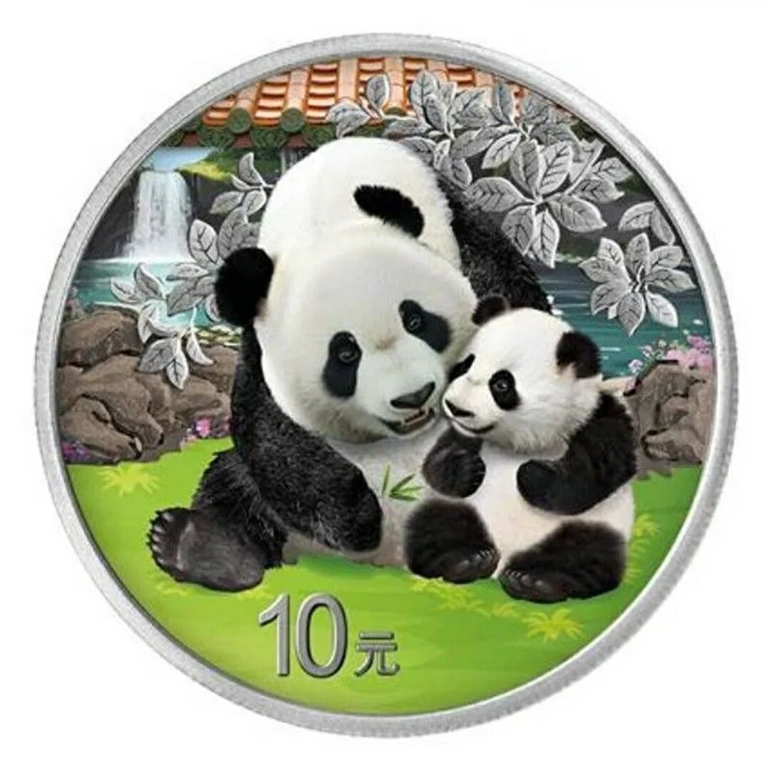 楽天市場】即納 新品未使用 2011 中国 パンダ銀貨1オンス クリア