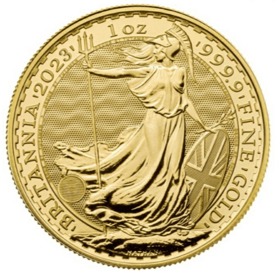 金貨 1オンス 2023年「ブリタニア金貨」 純金1オンス 金 24金 品位：K24(99.99％) 31.1ｇ 金 1オンス チャールズ国王 イギリス 新品未使用 ゴールド 保証書付 コインカプセル入り