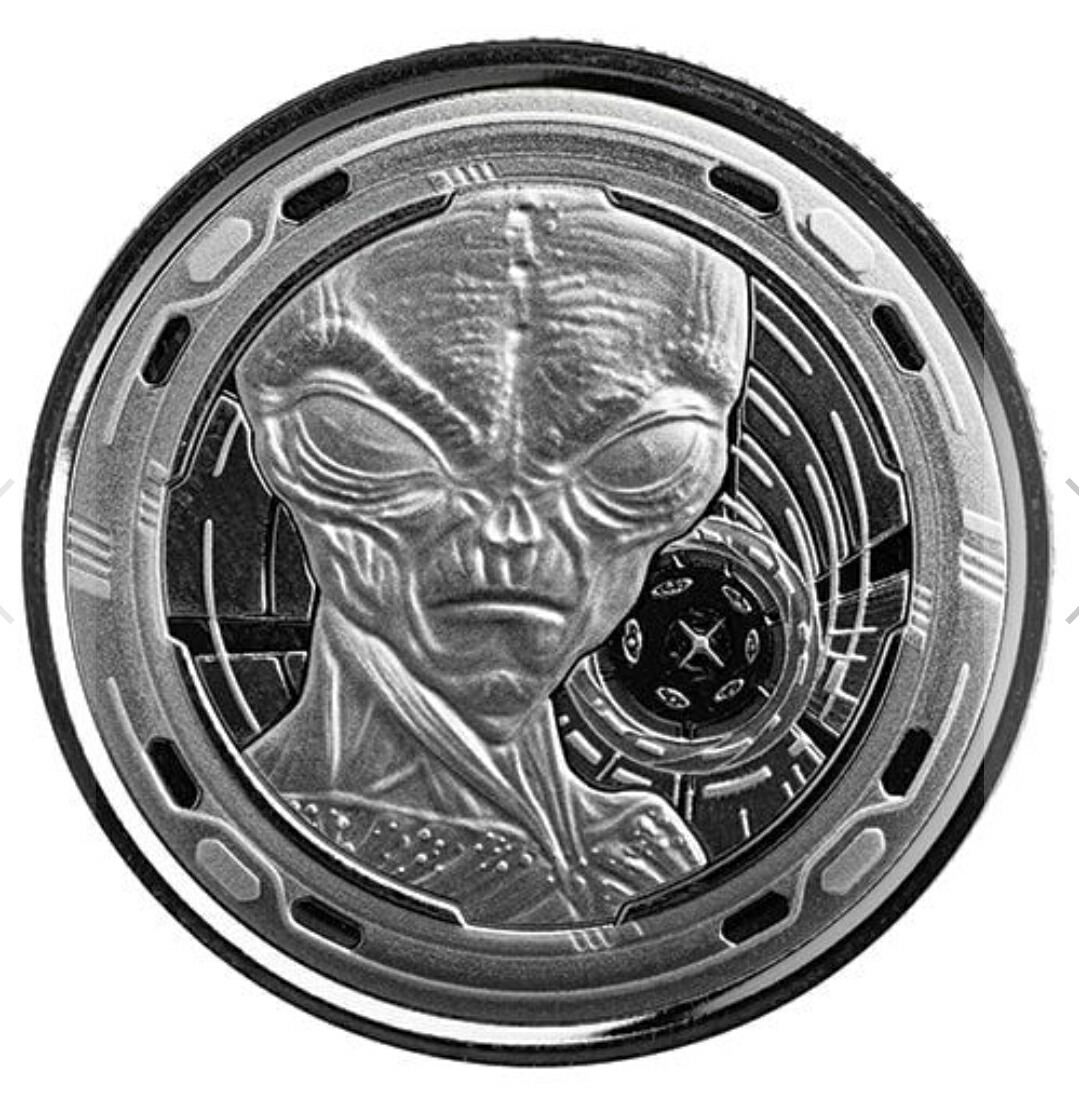 楽天市場】【品質保証書付】2022 GHANA ALIEN .999 1/10 OZ GOLD COIN