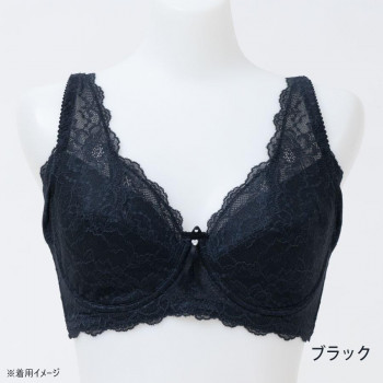 TAMURA yauco 脇高導線入り口・入口 フルカップブラジャー 黒いこと B80 YTA22   オトナ成人女性の美しさを引き立てる【貨物輸送無料】