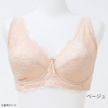 TAMURA yauco 脇高導線入り口・入口 フルカップブラジャー ベージュ E85 YTC22   オトナ成人女性の美しさを引き立てる【貨物輸送無料】