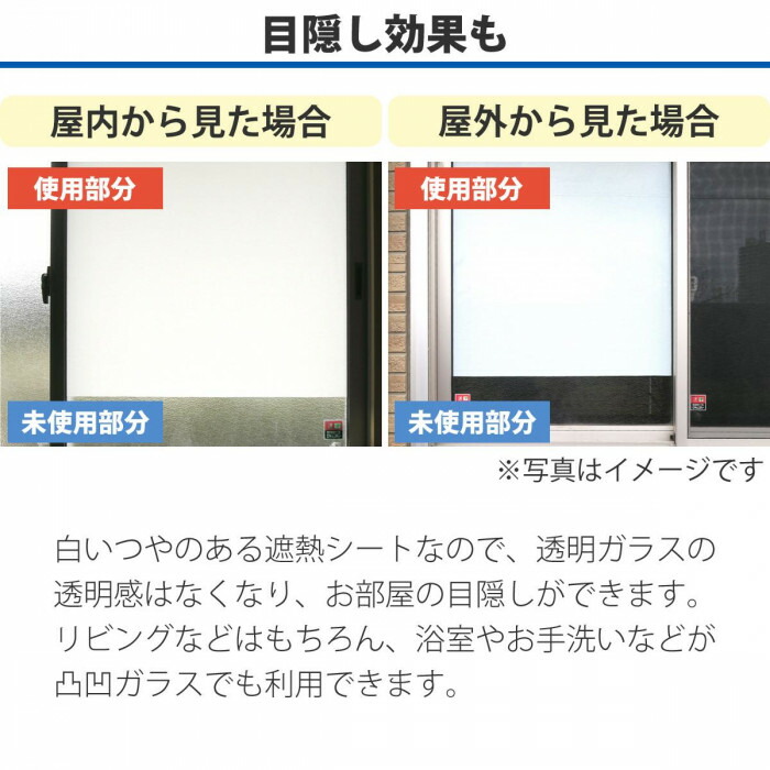 市場 クーポンあり 凸凹ガラス用遮熱シートm 遮熱 あす楽 窓ガラス 日差しカット