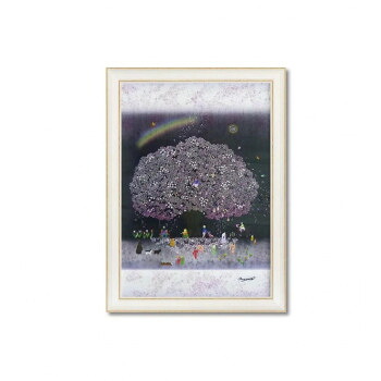 作物一こま なかの まりの「春ウララ」 NM-14002   絵と額が仕掛ける【貨物輸送無料】
