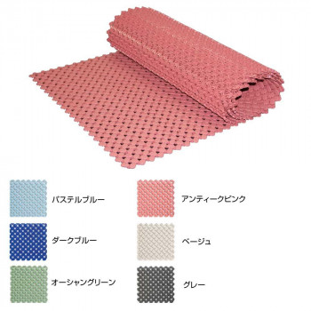 スノコ　ラグーンマット　20×20cm　10ピースセット　パステルブルー 弾力性と透水性に優れたスノコ。【送料無料】