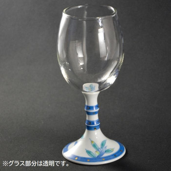 有田浪漫 ワイングラス オリーブ INT-101-6-2 和風料理にも似合うワイングラス!【送料無料】