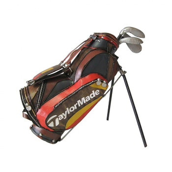ブリキのおもちゃ(golfbag)　27586 お部屋のインテリアにピッタリです!【送料無料】