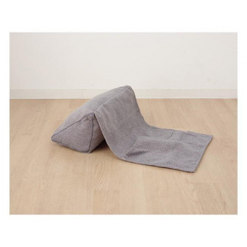 ステイル 三角収納 約25×50×45cm グレー 9350879 便利な収納付きクッション【送料無料】