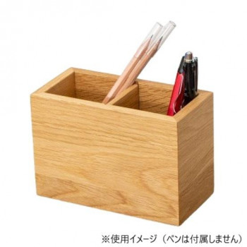 Latree ラトレ DEN デン ペン立て 角M ♯OAK オーク PL1DEN-0020158-OAOL ベーシックなペン立て【送料無料】 4,239円