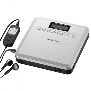 AudioCommポータブルCDプレーヤー MP3対応 CDP-400N レジューム機能搭載で語学学習に便利です【送料無料】