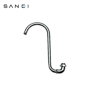 三栄水栓 SANEI ツル首自在パイプ 水栓用品 パイプ外径16mm PA16J-60X-16 流しが広く使えるツル首タイプ。【送料無料】