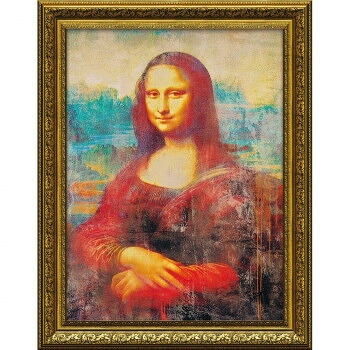 ユーパワー エリック シェスティエール「ダヴィンチ モナリザ」  EC-18002   絵と額が仕掛けるになった商いものです【貨物輸送無料】