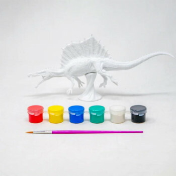 スピノサウルス模型 青と白のストライプ スピノサウルス模型 青と白のストライプ スピノサウルス模型 青