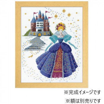 オリムパス クロス・ステッチ刺しゅうキット 夢見る童話の世界 シンデレラ 7521 子どもの頃、ページをめくりながら心はハラハラ、ドキドキ。【送料無料】
