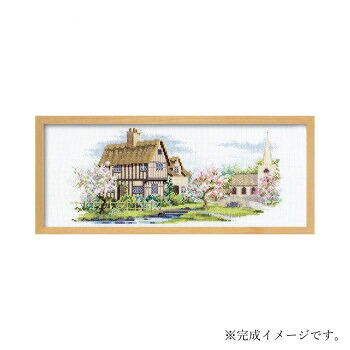 ししゅうキット 7294(オフホワイト) ダーウェントウォーター・デザイン「レーンシリーズ」 ブロッサムレーン 美しい風景の刺しゅうキット【送料無料】