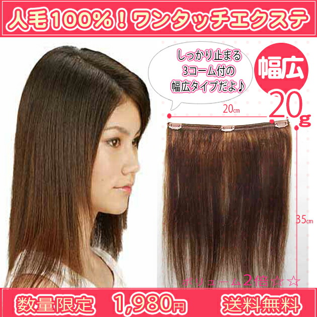 最高級人毛100%エクステ　N8.ブラウン 人毛100% 毛束エクステンションssr050 50cm 40g : ウィッグ