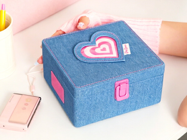 Tinyl POPDazzle Bluetooth対応 ポータブルCDプレーヤー/ミュージックプレーヤー デニム・スウィートハート|ICHIHA(イチハ)公式ショップ