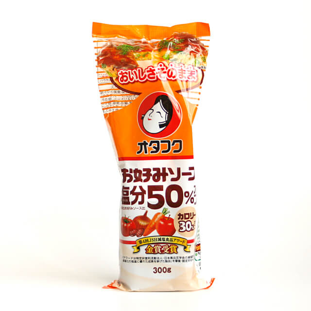 オタフク お好みソース塩分50％オフ 300g 【着後レビューで