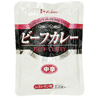 ケース販売 ハウス ビーフカレー中辛 200g×30
