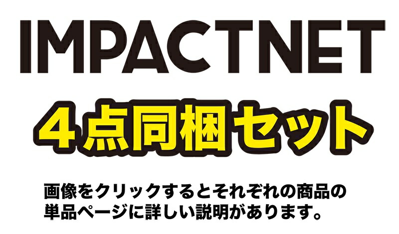 ゴルフネット インパクトネット3mタイプ 4点フルセット ryg サイドネット左右2枚組付き サポートネット 感謝価格 4点フルセット