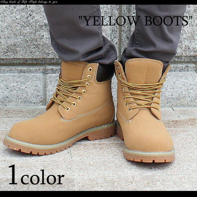 楽天市場 ブーツ メンズ God Bless イエローブーツ タン ヌバックイエロー ブーツ ワークブーツ ショートブーツ シューズ メンズ レディース 冬 Progre