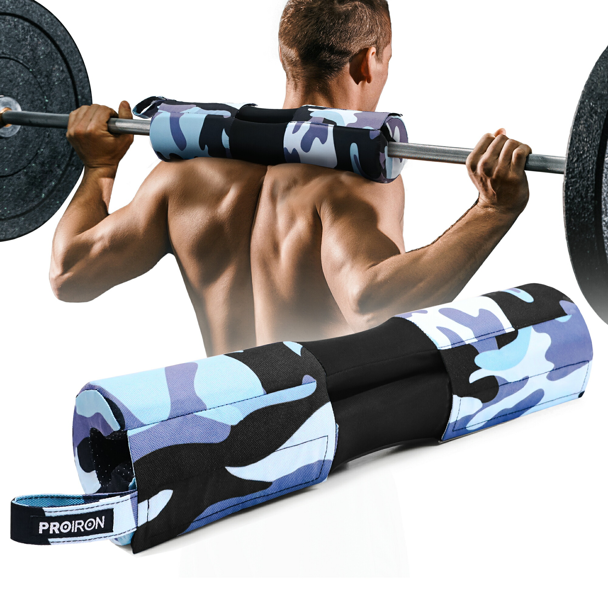 楽天市場】バーベル スクワットパッド (ピンク) スクワット バーベル