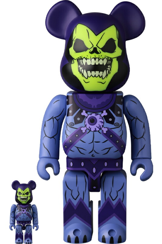 フィギュア BE@RBRICK Mishka x Masters of The Universe Skeletor 100% & 400%