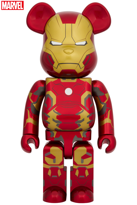 MEDICOM TOY - BE@RBRICK IRON PATRIOT 1000％送料無料 BE@RBRICK IRON PATRIOT 1000％
